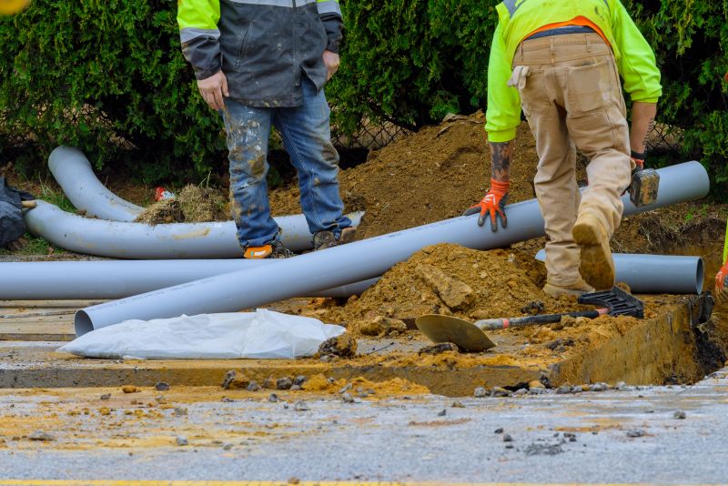 Products For Water Main Installations in use